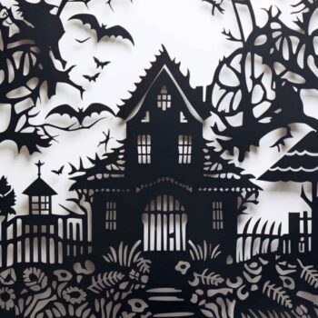 Intra απο ξύλο plywood 3mm-4mm πάχος - Αποκριάτικο  αποκοπής με λέιζερ  Δίασταση 15x15 cm INTRAFABR-79005053 - Image 1