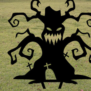 Intra απο ξύλο plywood 3mm-4mm πάχος - Διακόσμηση κήπου Halloween Cut Laser Δίασταση 15x15 cm INTRAFABR-79071953 - Image 1