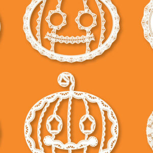 Intra απο ξύλο plywood 3mm-4mm πάχος - Σχέδιο αποκριάτικων κολοκύθες με λέιζερ Δίασταση 15x15 cm INTRAFABR-111343884