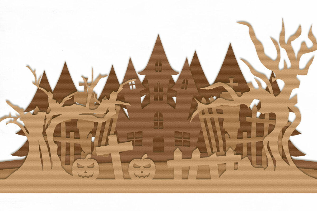 Intra απο ξύλο plywood 3mm-4mm πάχος - Halloween Lasercut - Halloween Sign Δίασταση 15x15 cm INTRAFABR-105952311
