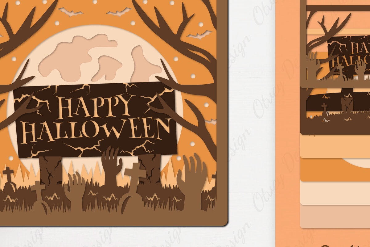 Intra απο ξύλο plywood 3mm-4mm πάχος -  αποκοπής με λέιζερ Halloween Δίασταση 15x15 cm INTRAFABR-106146843