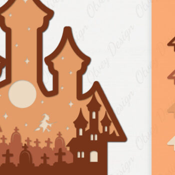 Intra απο ξύλο plywood 3mm-4mm πάχος -  αποκοπής με λέιζερ Halloween Δίασταση 15x15 cm INTRAFABR-106146823 - Image 1