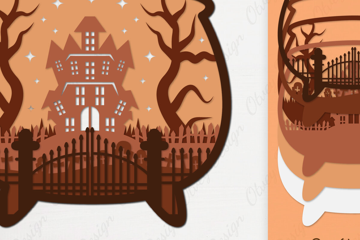 Intra απο ξύλο plywood 3mm-4mm πάχος -  αποκοπής με λέιζερ Halloween Δίασταση 15x15 cm INTRAFABR-106146829