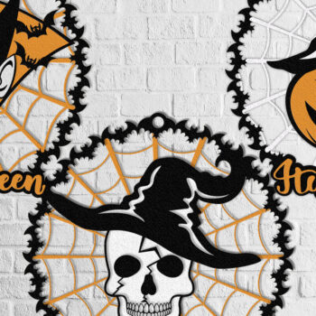 Intra απο ξύλο plywood 3mm-4mm πάχος - Πακέτο αρχείων αποκοπής με λέιζερ Halloween Δίασταση 5x14 cm INTRAFABR-18403703 - Image 2