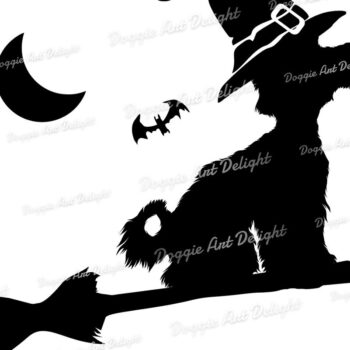 Intra απο ξύλο plywood 3mm-4mm πάχος - Halloween Maltipoo Spooky Dog Png Δίασταση 15x15 cm INTRAFABR-77796587 - Image 2