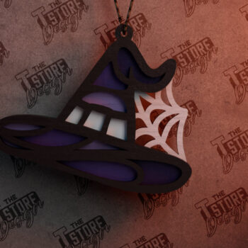 Intra απο ξύλο plywood 3mm-4mm πάχος - Μετάλλιο αποκριών | Κρεμαστό αποκριάτικο Δίασταση 4x4 cm INTRAFABR-104365957 - Image 1