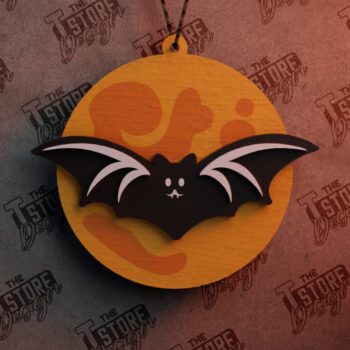 Intra απο ξύλο plywood 3mm-4mm πάχος - Μετάλλιο αποκριών | Κρεμαστό αποκριάτικο Δίασταση 4x4 cm INTRAFABR-104365927 - Image 1