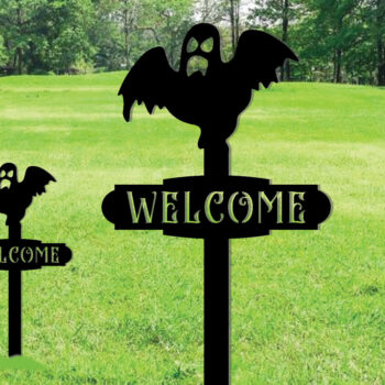 Intra απο ξύλο plywood 3mm-4mm πάχος - Διακοσμητικό σημάδι Halloween Metal Garden Stakes Δίασταση 3600x3600 cm INTRAFABR-101449828 - Image 1