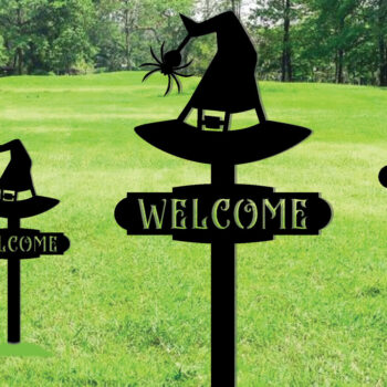 Intra απο ξύλο plywood 3mm-4mm πάχος - Διακοσμητικό σημάδι Halloween Metal Garden Stakes Δίασταση 3600x3600 cm INTRAFABR-101450038 - Image 1