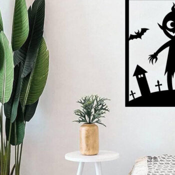 Intra απο ξύλο plywood 3mm-4mm πάχος - Αρχεία αποκοπής με λέιζερ Halloween Metal Sing  Δίασταση 40x50 cm INTRAFABR-101125594 - Image 3