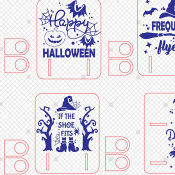 Intra απο ξύλο plywood 3mm-4mm πάχος - Στολίδια για αποκριάτικες θήκες για χρήματα  Δίασταση 6x6 cm INTRAFABR-110169584 - Image 6