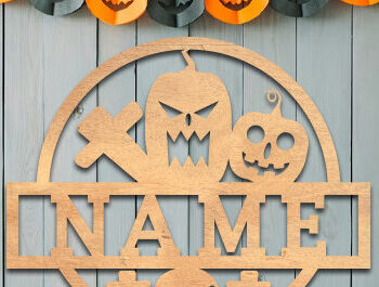 Intra απο ξύλο plywood 3mm-4mm πάχος - Πακέτο λέιζερ για το όνομα του Halloween Δίασταση 15x15 cm INTRAFABR-76427349 - Image 7