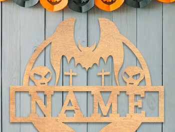 Intra απο ξύλο plywood 3mm-4mm πάχος - Πακέτο λέιζερ για το όνομα του Halloween Δίασταση 15x15 cm INTRAFABR-76427349 - Image 8