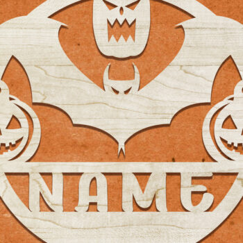 Intra απο ξύλο plywood 3mm-4mm πάχος - Πακέτο Sign Sign για Halloween Δίασταση 15x15 cm INTRAFABR-106073158 - Image 11