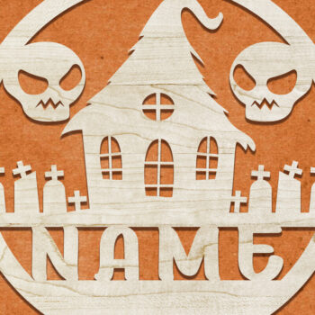 Intra απο ξύλο plywood 3mm-4mm πάχος - Πακέτο Sign Sign για Halloween Δίασταση 15x15 cm INTRAFABR-106073158 - Image 12