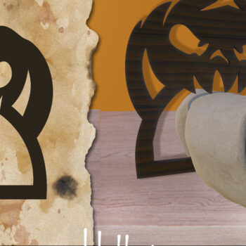 Intra απο ξύλο plywood 3mm-4mm πάχος - Δαχτυλίδι αποκριάτικων χαρτοπετσετών με λέιζερ Δίασταση 15x15 cm INTRAFABR-79072375 - Image 1