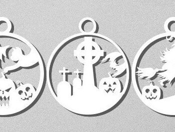 Intra απο ξύλο plywood 3mm-4mm πάχος - Αποκριάτικο στολίδι Laser Cut . Δίασταση 30x30 cm INTRAFABR-39378007 - Image 3