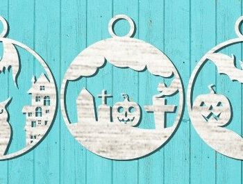 Intra απο ξύλο plywood 3mm-4mm πάχος - Αποκριάτικο στολίδι Laser Cut . Δίασταση 30x30 cm INTRAFABR-39378042 - Image 3