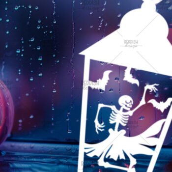 Intra απο ξύλο plywood 3mm-4mm πάχος - Χάρτινο Φανάρι αποκριών , Διακόσμηση σπιτιού Δίασταση 15x15 cm INTRAFABR-104225910 - Image 1