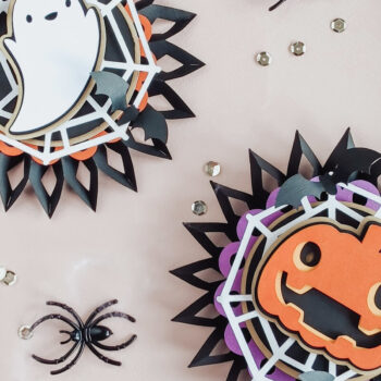 Intra απο ξύλο plywood 3mm-4mm πάχος - Πρότυπο  από χαρτί ροζέτα αποκριών Δίασταση 15x15 cm INTRAFABR-19091950 - Image 2