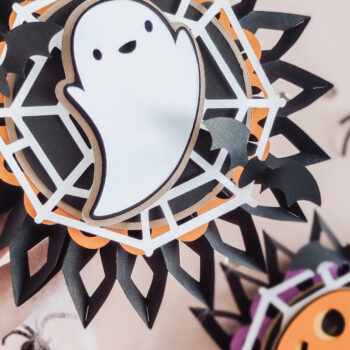 Intra απο ξύλο plywood 3mm-4mm πάχος - Πρότυπο  από χαρτί ροζέτα αποκριών Δίασταση 15x15 cm INTRAFABR-19091950 - Image 3