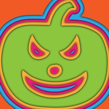 Intra απο ξύλο plywood 3mm-4mm πάχος - Πακέτο Halloween Papercut/Laser Cut  Δίασταση 15x15 cm INTRAFABR-38436186 - Image 2