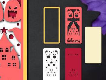 Intra απο ξύλο plywood 3mm-4mm πάχος - Σετ κιβωτίου σκιών για Halloween Papercut Δίασταση 25x25 cm INTRAFABR-80143748 - Image 7