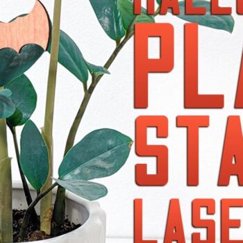 Intra απο ξύλο plywood 3mm-4mm πάχος - Halloween Plant Stakes Cut Laser Δίασταση 15x15 cm INTRAFABR-75902607 - Image 1