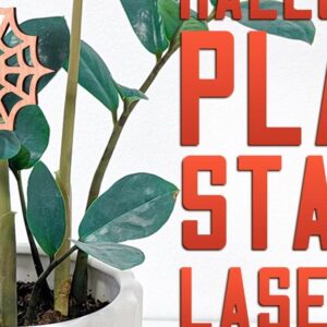 Intra απο ξύλο plywood 3mm-4mm πάχος - Halloween Plant Stakes Cut Laser  Δίασταση 15x15 cm INTRAFABR-75902741