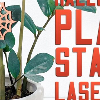 Intra απο ξύλο plywood 3mm-4mm πάχος - Halloween Plant Stakes Cut Laser Δίασταση 15x15 cm INTRAFABR-75902741 - Image 1