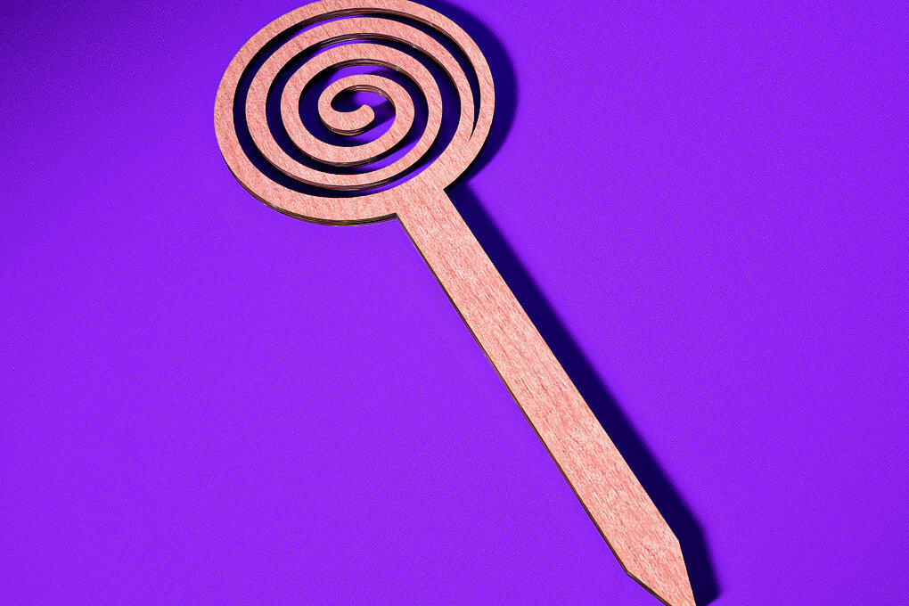 Intra απο ξύλο plywood 3mm-4mm πάχος - Halloween Plant Stakes Cut Laser  Δίασταση 15x15 cm INTRAFABR-73280221