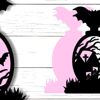 Intra απο ξύλο plywood 3mm-4mm πάχος - Πακέτο Bottles Potion Halloween Δίασταση 15x15 cm INTRAFABR-103370973 - Image 5