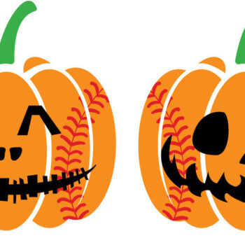 Intra απο ξύλο plywood 3mm-4mm πάχος - Halloween Pumpkin Baseball , Ψηφιακό Δίασταση 15x15 cm INTRAFABR-80540436 - Image 3