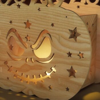 Intra απο ξύλο plywood 3mm-4mm πάχος - ΔΕΜΑ ΚΟΛΟΚΥΘΙΑΣ ΑΠΟΚΡΙΤΩΝ, Κηροπήγιο Δίασταση 9x8 cm INTRAFABR-39706828 - Image 3