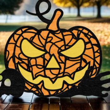 Intra απο ξύλο plywood 3mm-4mm πάχος - Πρότυπα αποκοπής δέσμης κολοκύθας αποκριών Δίασταση 5x6 cm INTRAFABR-106632204 - Image 1