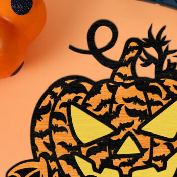 Intra απο ξύλο plywood 3mm-4mm πάχος - Πρότυπα αποκοπής δέσμης κολοκύθας αποκριών Δίασταση 5x6 cm INTRAFABR-106632204 - Image 3