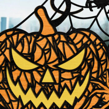 Intra απο ξύλο plywood 3mm-4mm πάχος - Πρότυπα αποκοπής δέσμης κολοκύθας αποκριών Δίασταση 5x6 cm INTRAFABR-106632204 - Image 5