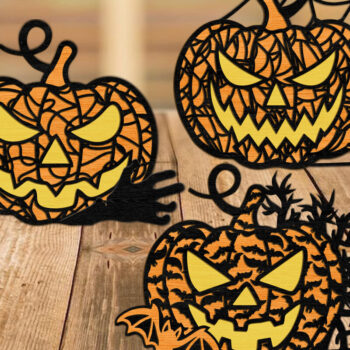 Intra απο ξύλο plywood 3mm-4mm πάχος - Πρότυπα αποκοπής δέσμης κολοκύθας αποκριών Δίασταση 5x6 cm INTRAFABR-106632204 - Image 7