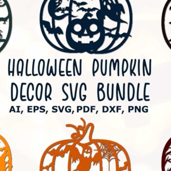 Intra απο ξύλο plywood 3mm-4mm πάχος - Πακέτο κολοκύθας Halloween  Δίασταση 15x15 cm INTRAFABR-78248300 - Image 1