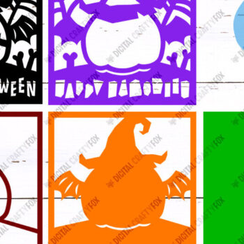 Intra απο ξύλο plywood 3mm-4mm πάχος - Σέικερ κομφετί για αποκριάτικες κάρτες κολοκύθας Δίασταση 7x7 cm INTRAFABR-80255137 - Image 3