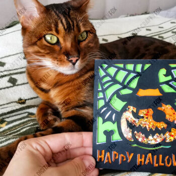 Intra απο ξύλο plywood 3mm-4mm πάχος - Σέικερ κομφετί για αποκριάτικες κάρτες κολοκύθας Δίασταση 7x7 cm INTRAFABR-80255137 - Image 6