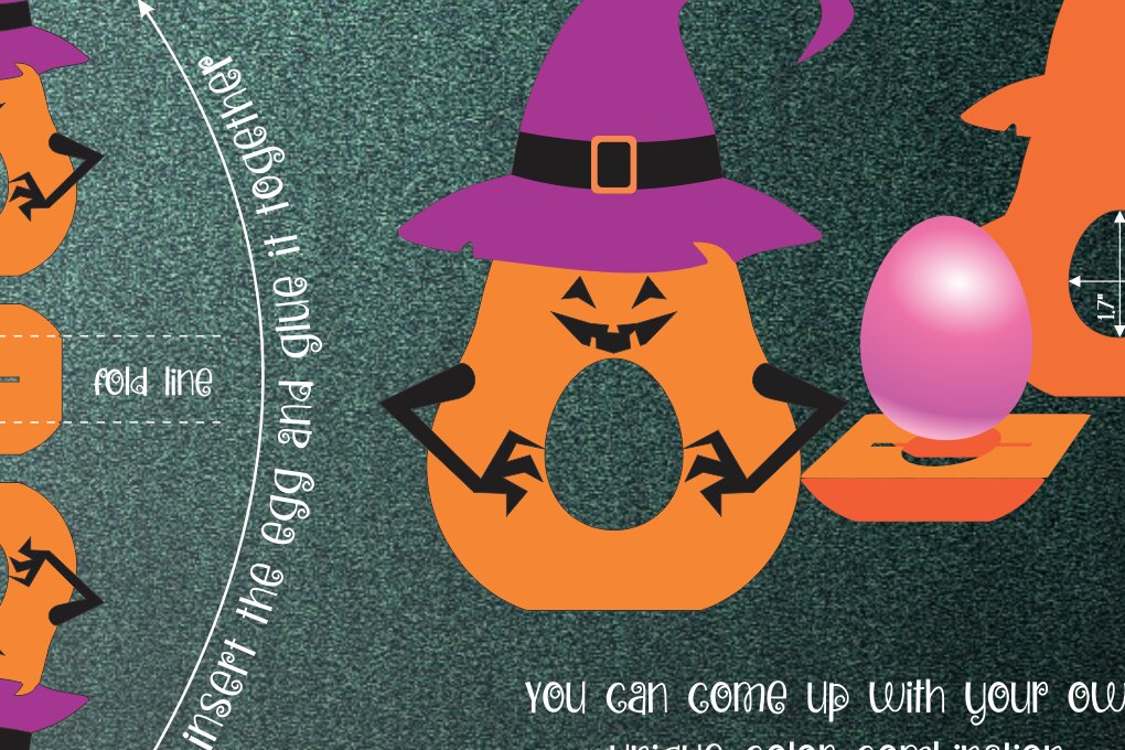 Intra απο ξύλο plywood 3mm-4mm πάχος - Πρότυπο θήκης αυγών αποκριών κολοκύθας  Δίασταση 30x20 cm INTRAFABR-15354381