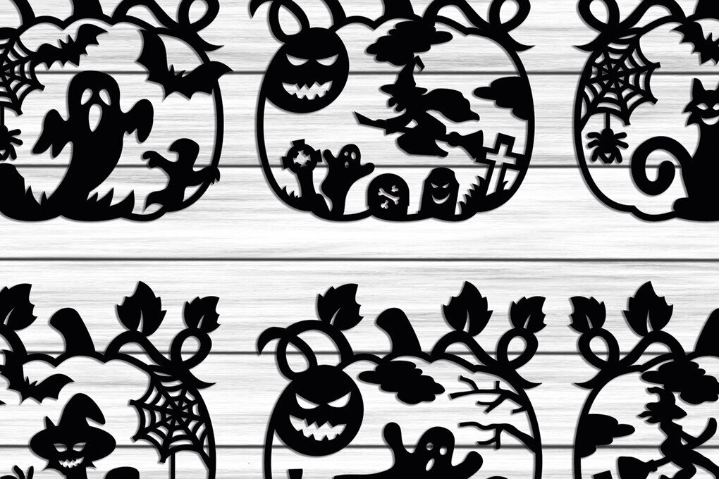 Intra απο ξύλο plywood 3mm-4mm πάχος - Διακόσμηση σπιτιού Halloween Pumpkin  Δίασταση 15x15 cm INTRAFABR-103581251