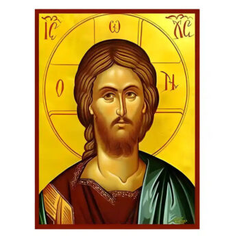 Εικόνα Ορθοδοξίας με περίγραμμα χρυσό σε ξύλο Φλαμουρίας με βάση Εικόνα Χριστός, Προτομή Χειροποίητη Ελληνορθόδοξη , Κρεμαστή πλάκα βυζαντινής τέχνης, χριστιανική τέχνη Διάσταση 10x7 cm (3,9 x 2,8 ίντσες) INTRAEK-670726 - Image 1
