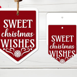 Intra απο ξύλο plywood  Χρώμα wenge 3mm-4mm πάχος - Χριστουγεννιάτικη ετικέτα Lasercut - Χριστουγεννιάτικη πινακίδα Δίασταση 30x20 cm INTRAFABR-103853781