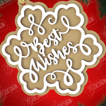 Intra απο ξύλο plywood  Χρώμα wenge 3mm-4mm πάχος - Πακέτο ετικετών Χριστουγέννων | Ετικέτες δώρων | Χριστούγεννα Δίασταση 15x15 cm INTRAFABR-111316322 - Image 7