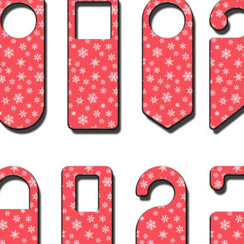 Intra απο ξύλο plywood  Χρώμα wenge 3mm-4mm πάχος - Πρότυπο κρεμάστρες πόρτας με θέμα τα Χριστούγεννα Δίασταση 30x20 cm INTRAFABR-111315557 - Image 8