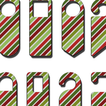 Intra απο ξύλο plywood  Χρώμα wenge 3mm-4mm πάχος - Πρότυπο κρεμάστρες πόρτας με θέμα τα Χριστούγεννα Δίασταση 30x20 cm INTRAFABR-111315557 - Image 9