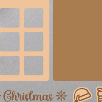 Intra απο ξύλο plywood Χρώμα wenge 3mm-4mm πάχος - Χριστουγεννιάτικο Tic Tac Toe Δίασταση 30x20 cm INTRAFABR-80141893 - Image 7