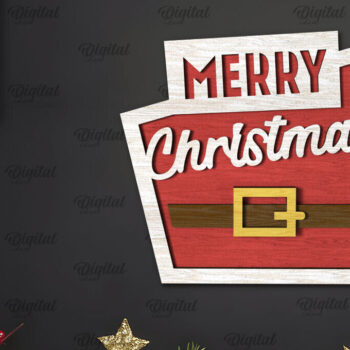 Intra απο ξύλο plywood  Χρώμα wenge 3mm-4mm πάχος - Πακέτο κοπής με λέιζερ Χριστουγεννιάτικο Δίσκο Δίασταση 15x15 cm INTRAFABR-37183420 - Image 2